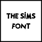 The Sims font