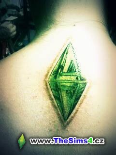 Velké tetování na zádech