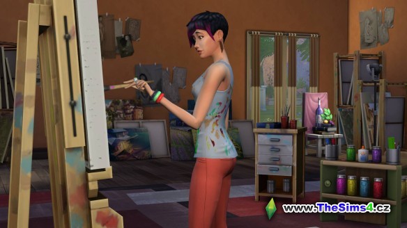 Umění v The Sims 4