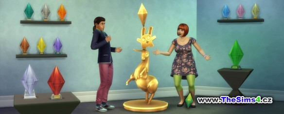 Amber obdivuje umění