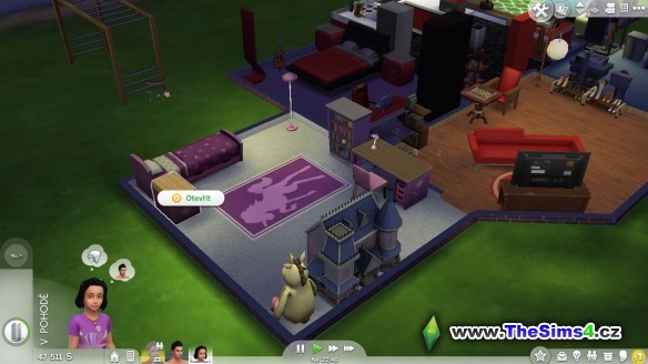 Díky předpřipraveným pokojům je to hračka.