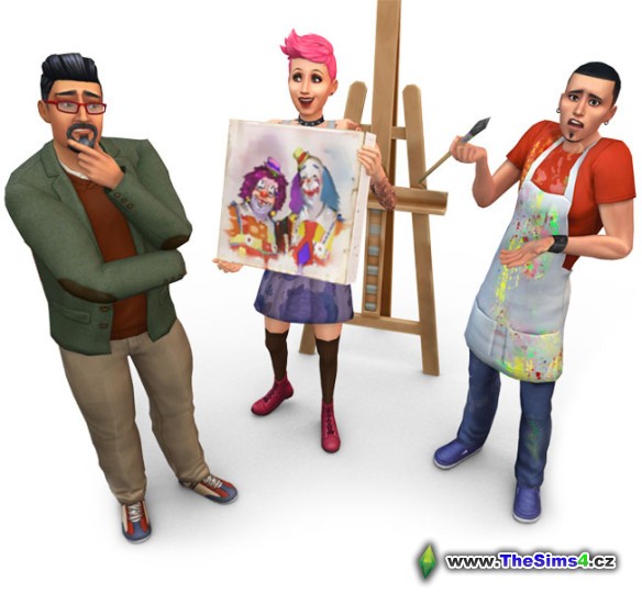 Umělecká tvorba v The Sims
