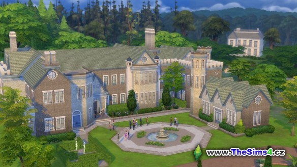 Zámek s nádvořím