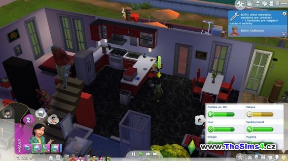 Během odpoledne se Borisovi podařilo opravit sprchu, zapracoval tak na svých kutilských dovednostech.