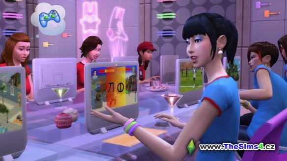 Futuristický herní bar