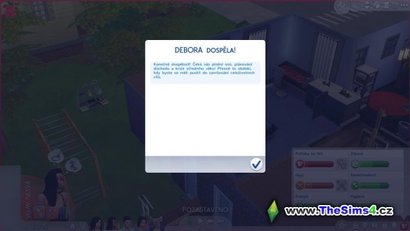 Z Debory je dospělá uvážlivá žena, ale zůstala sama.