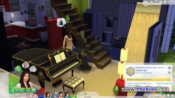 Nová hradní paní Sabine se sice pokoušela se Smrtkou mluvit, ale marně. Vilemína už navždy odešla.