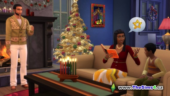 Klidný večer u stromečku