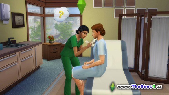 Lékařská ordinace a vyšetřování podivné choroby