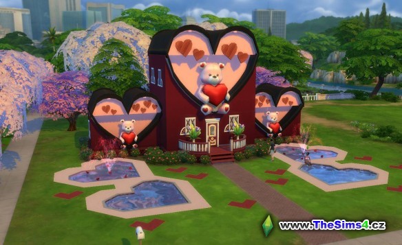 Valentýnská romantika v The Sims 4