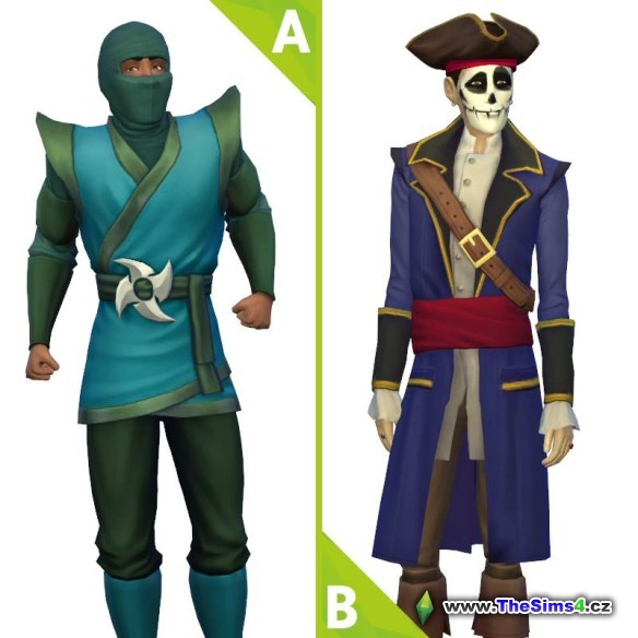 Strašidelné kostýmy