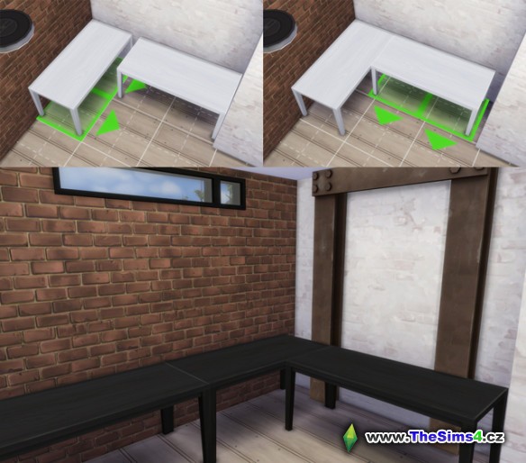 4. Základní rozložení nábytku