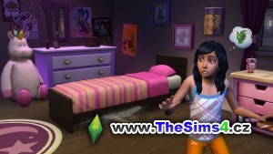 Příšera pod postelí v The Sims 4: Dětský pokoj